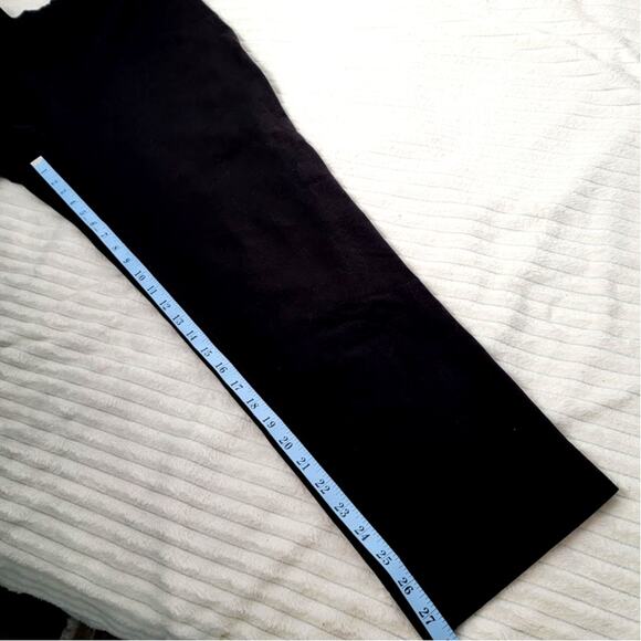 Talbots Black Stretch Knit Pull-On Pants Size M Rayon Blend Made in Macau Basic - Picture 7 of 7